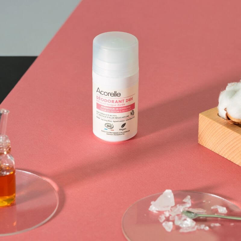 ACORELLE 24h Deodorant Hair Regrowth Minimizer - Cotton Flower & Lily-Deodorant-JKSHOP