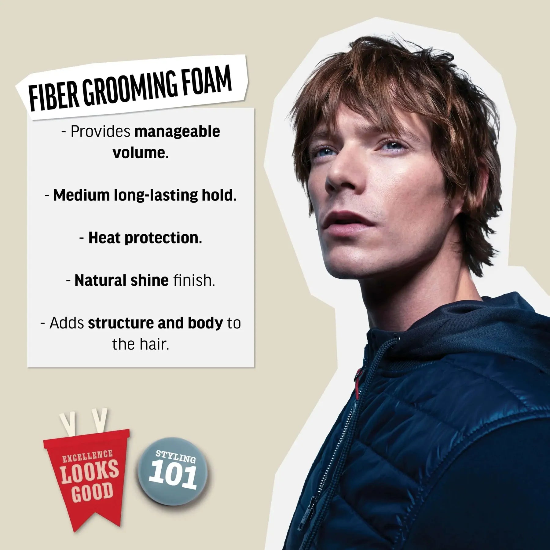 American Crew Fiber Foam