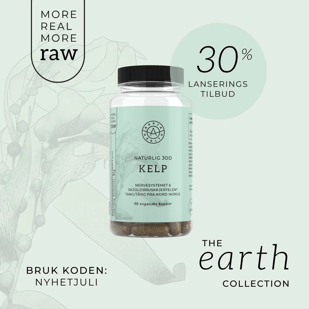 Aarja Health Kelp (Naturlig jod) - Vitaminer og kosttilskudd - JK-Shop