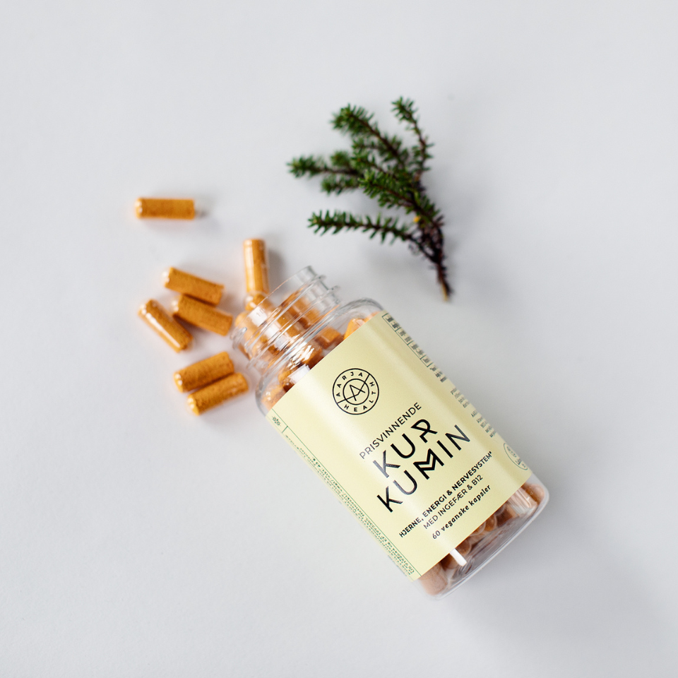 Aarja Health Kurkumin, Ingefær & B12 - Vitaminer og kosttilskudd - JK-Shop