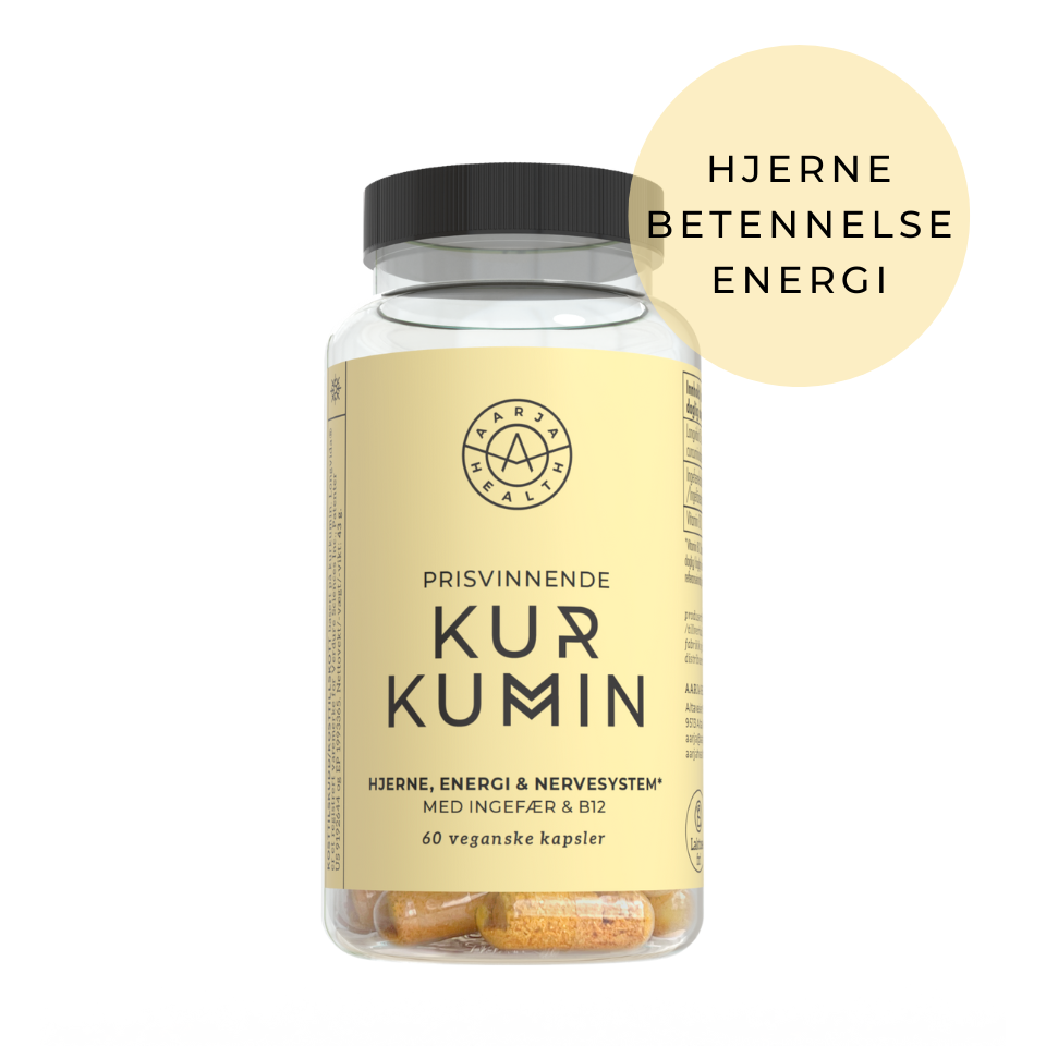 Aarja Health Kurkumin, Ingefær & B12 - Vitaminer og kosttilskudd - JK-Shop