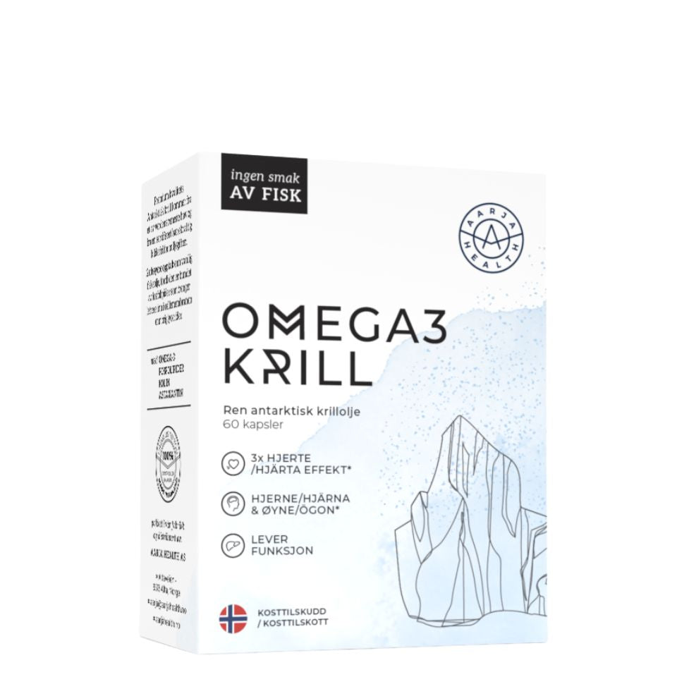 Aarja Health Omega3 Krill, Kolin & Astaxanthin - Vitaminer og kosttilskudd - JK-Shop