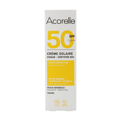 Acorelle Solkrem for Ansikt SPF 50 - Solkrem - JK-Shop