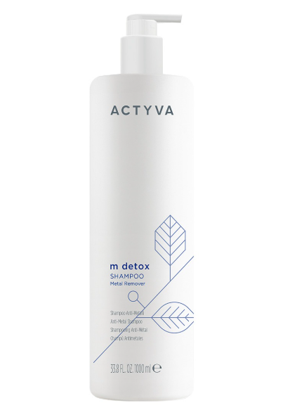 Actyva M Detox Metal Remover Shampoo 1000 ml - fjerner metall og mineralavleiringer - Sjampo - JK-Shop