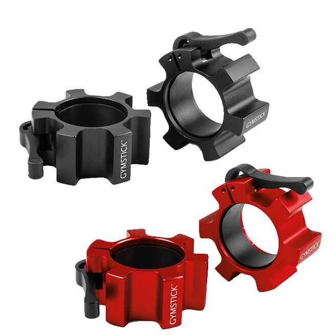 Aluminum Collars 50mm, Red - Treningsredskap - JK-Shop