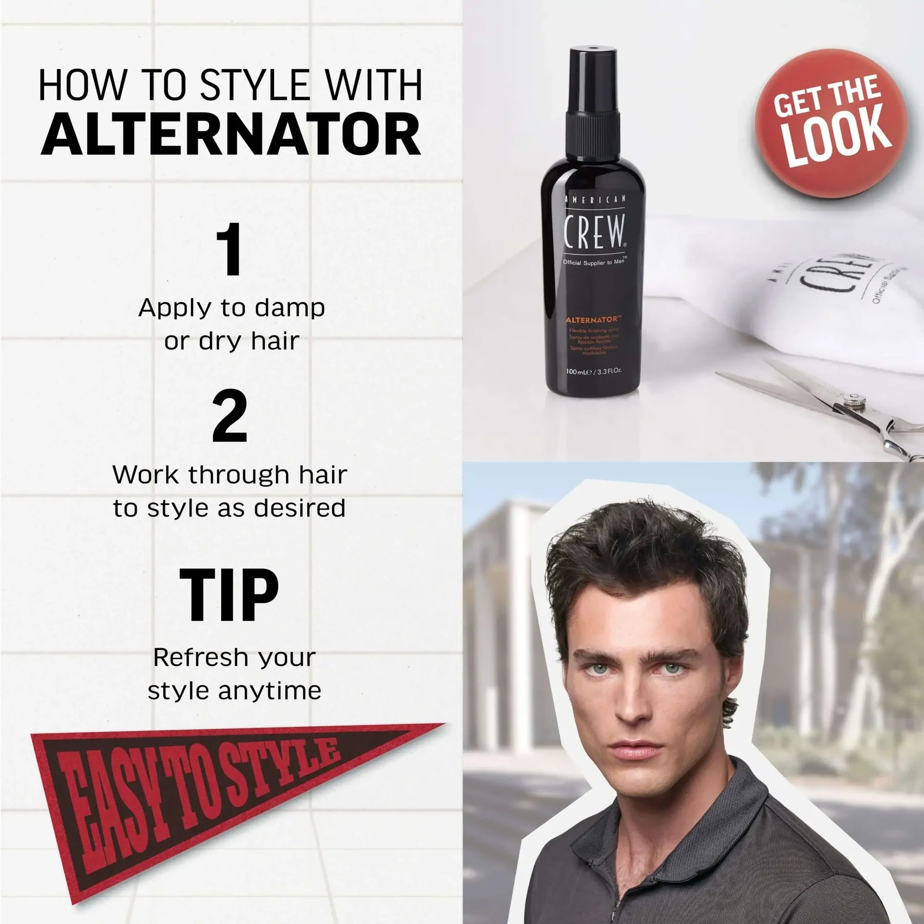 American Crew Alternator Finishing Spray - Stylingspray - JK-Shop