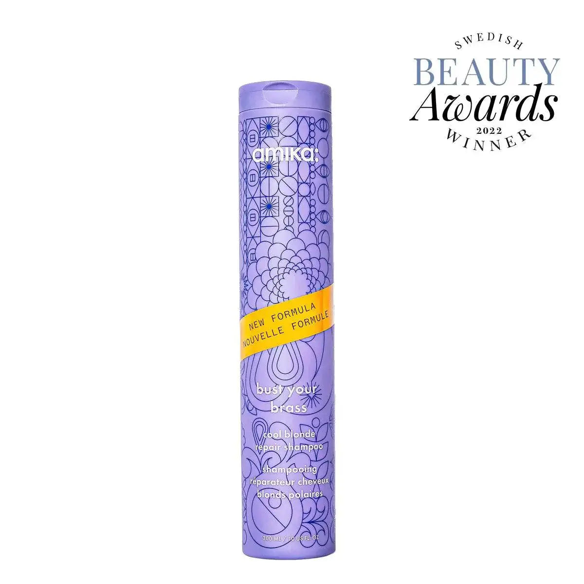 Amika Bust Your Brass Cool Blonde Repair Shampoo 275ml-Sjampo-JKSHOP