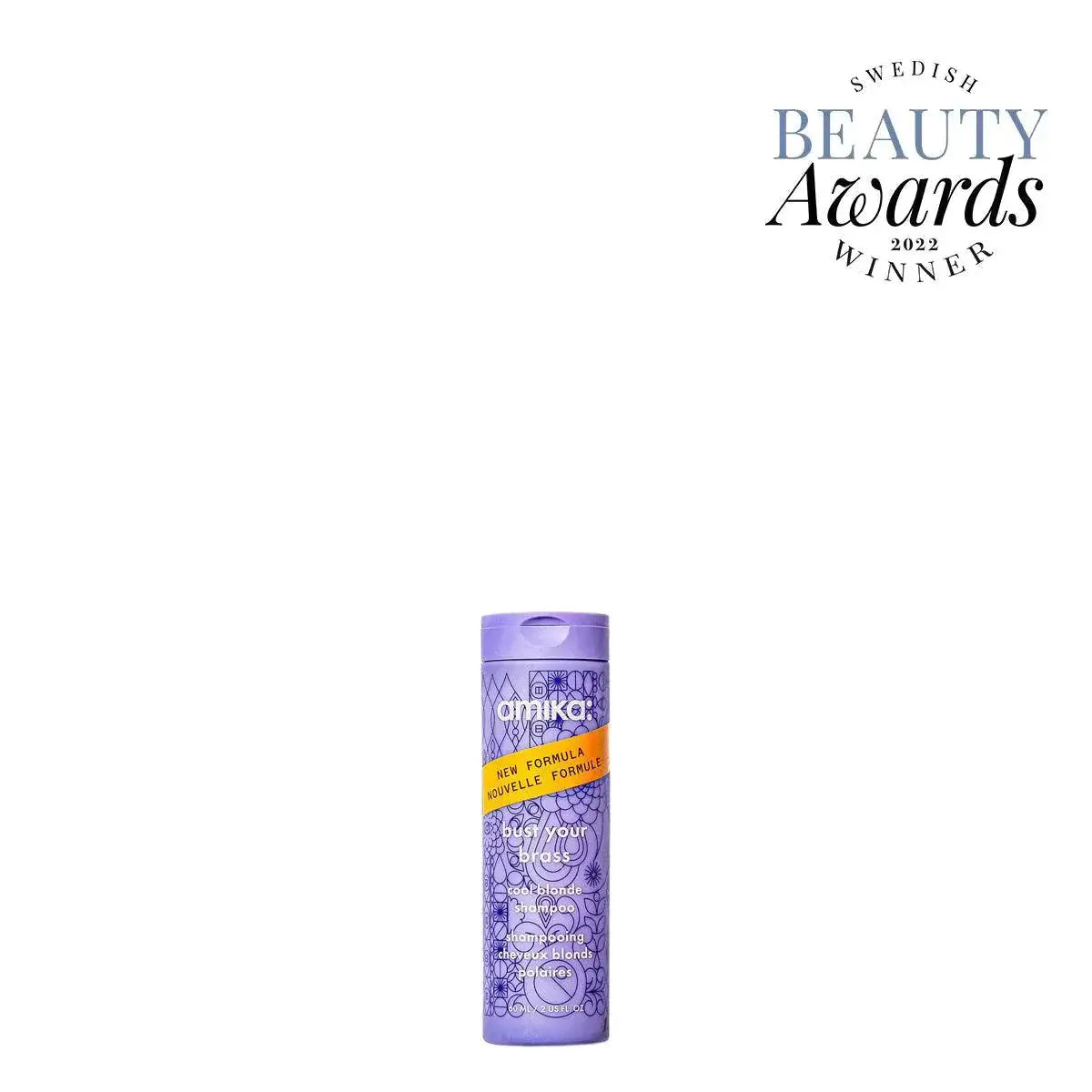 Amika Bust Your Brass Cool Blonde Repair Shampoo 60ml-Sjampo-JKSHOP