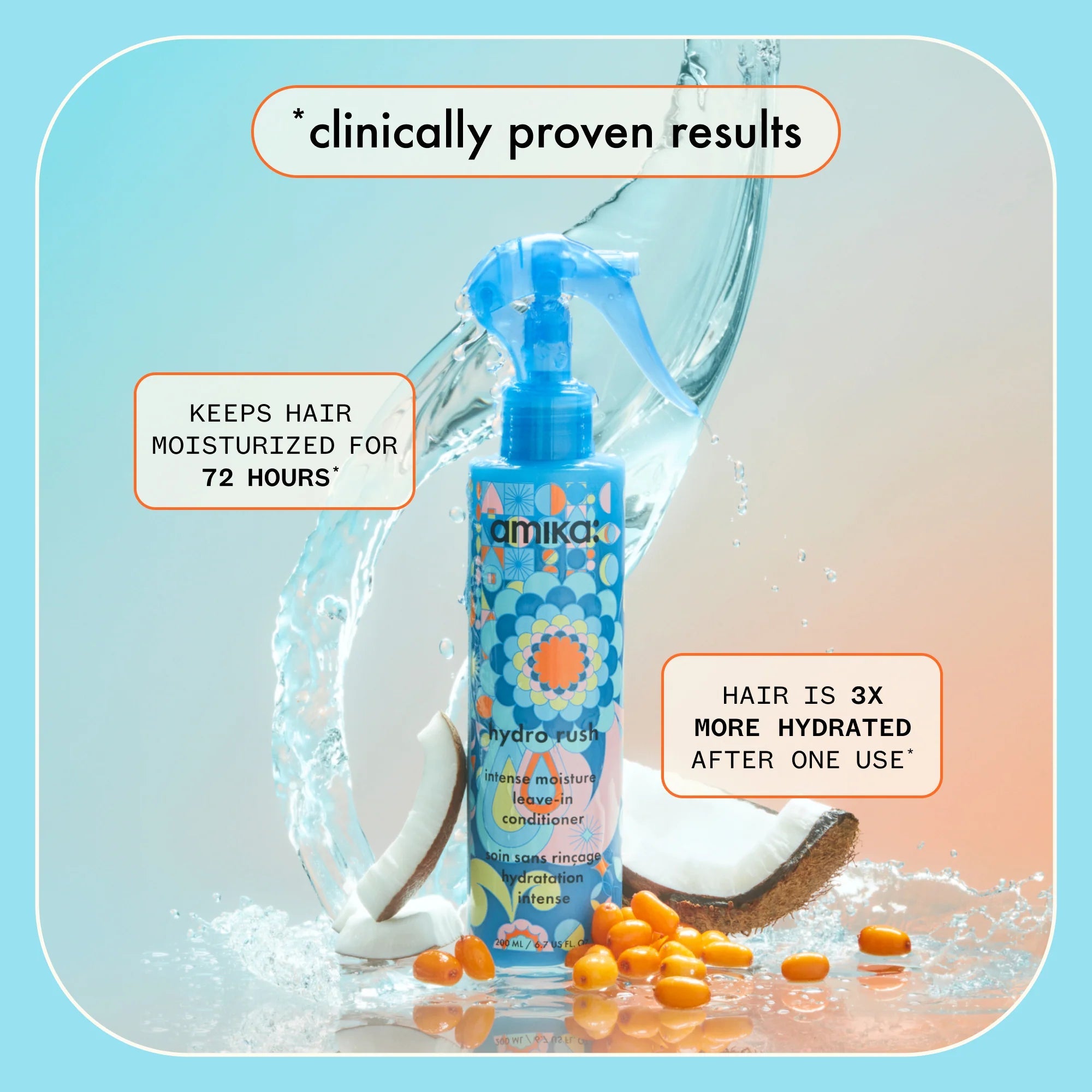 Amika Hydro Rush Intense Moisture Leave-in conditioner-Leave-in-JKSHOP