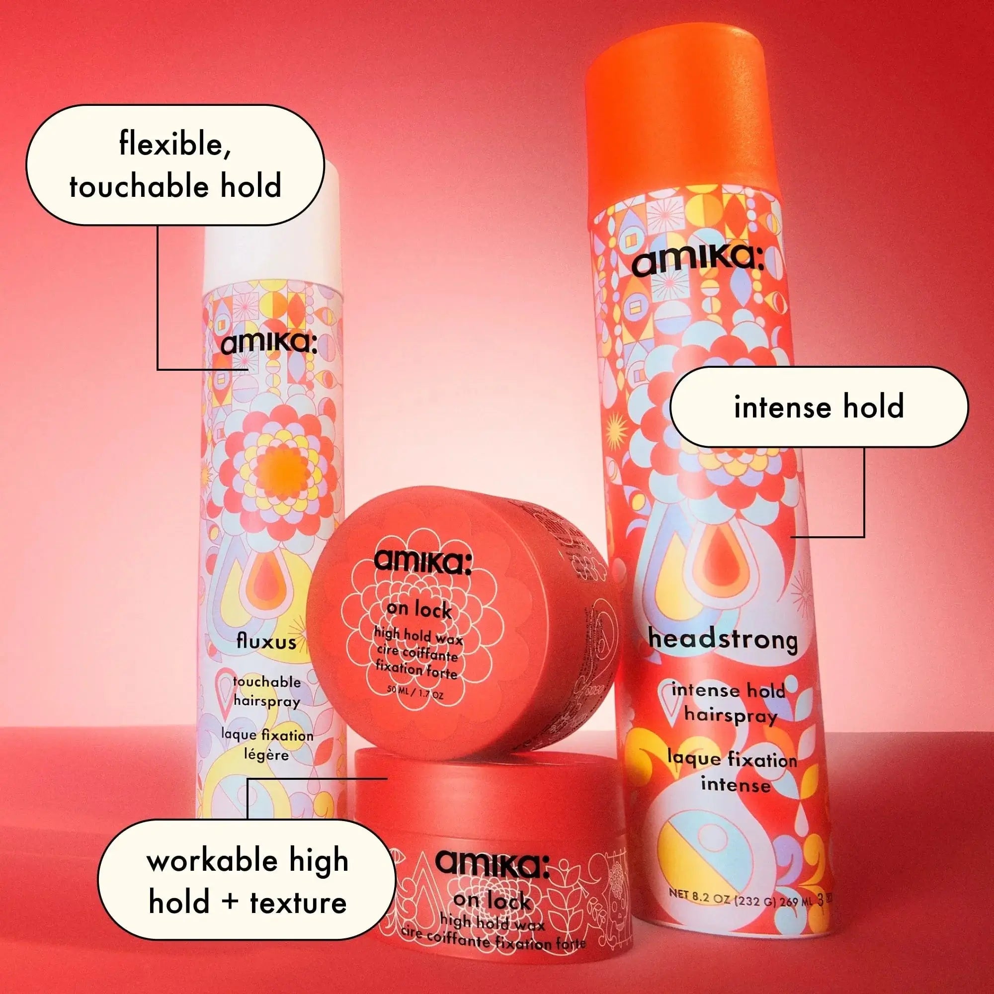 Amika On Lock High Hold Wax, 50 ml-Hårvoks-JKSHOP