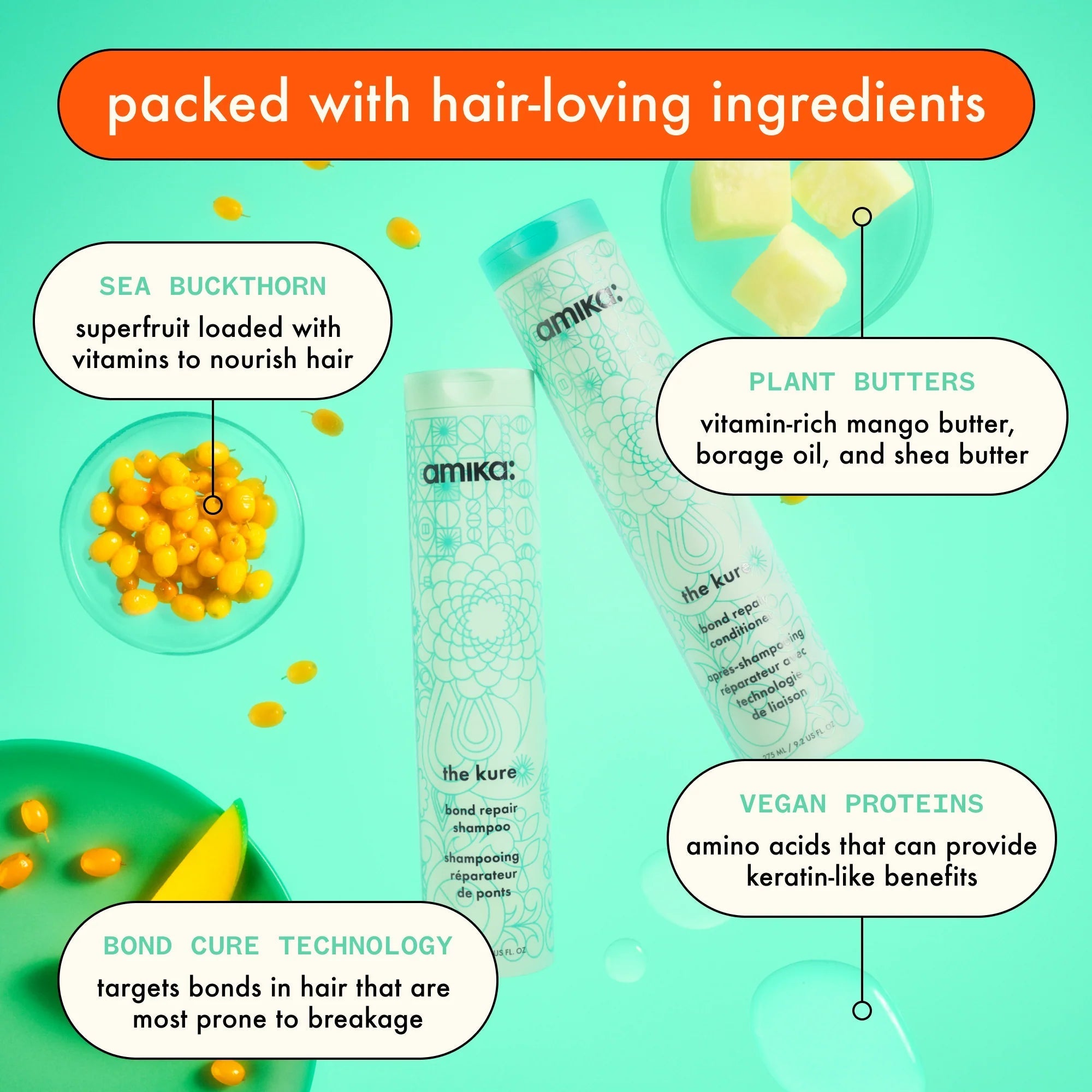 Amika The Kure Bond Repair Conditioner 500ml-Balsam-JKSHOP