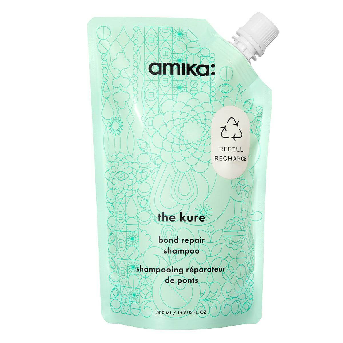 Amika The Kure Bond Repair Shampoo 275ml-Sjampo-JKSHOP