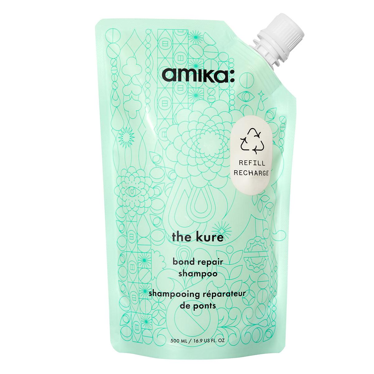 Amika The Kure Bond Repair Shampoo 500ml-Sjampo-JKSHOP
