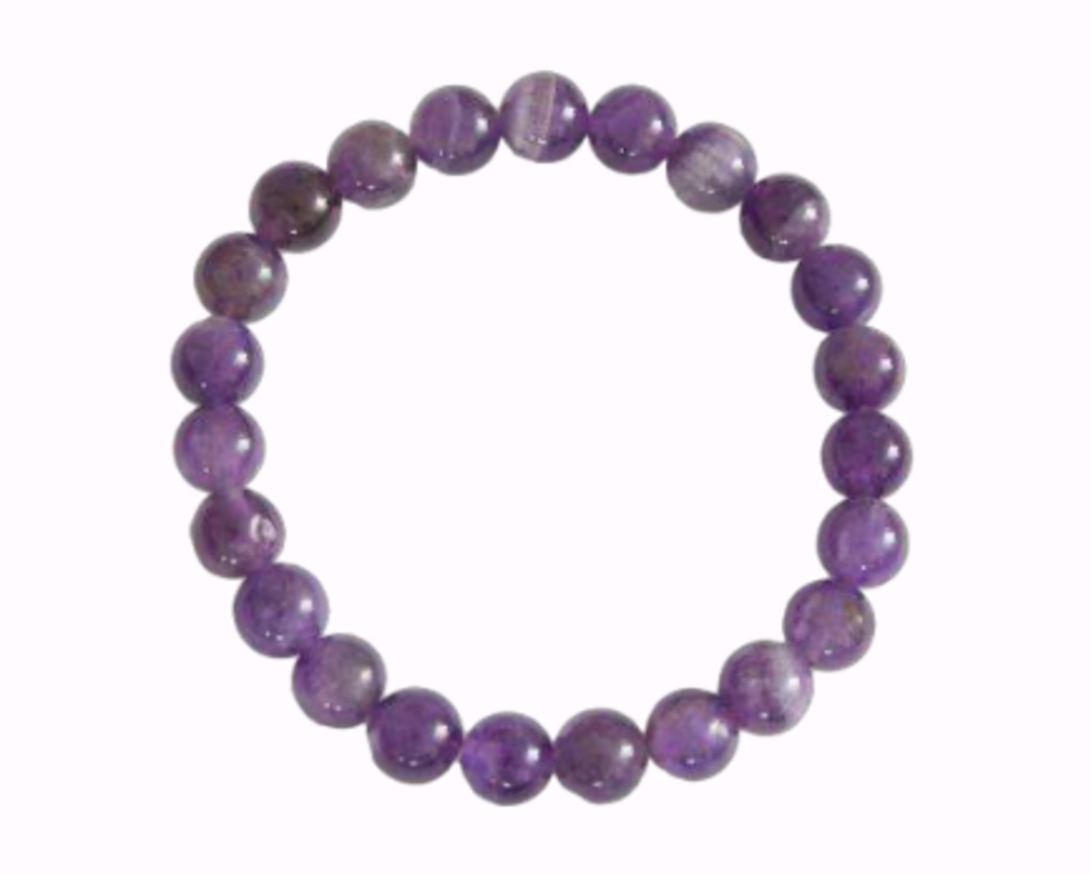 Armbånd Gemstone - Ametyst - Tilbehør - JK-Shop
