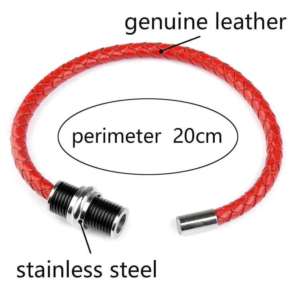 Armbånd i ekte skinn Håndlaget-Armbånd-JKSHOP