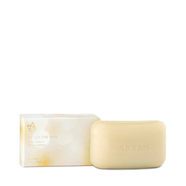 Arran Sense of Scotland After the Rain Lime, Rose and Sandalwood Soap Bar 200 g - Kroppssåpe - JK-Shop