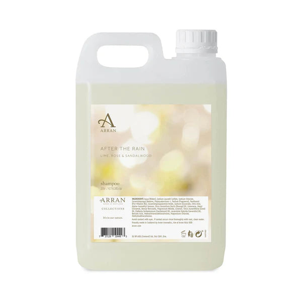 Arran Sense of Scotland After the Rain Shampoo Lime, Rose and Sandalwood 2 l Refill - Sjampo - JK-Shop
