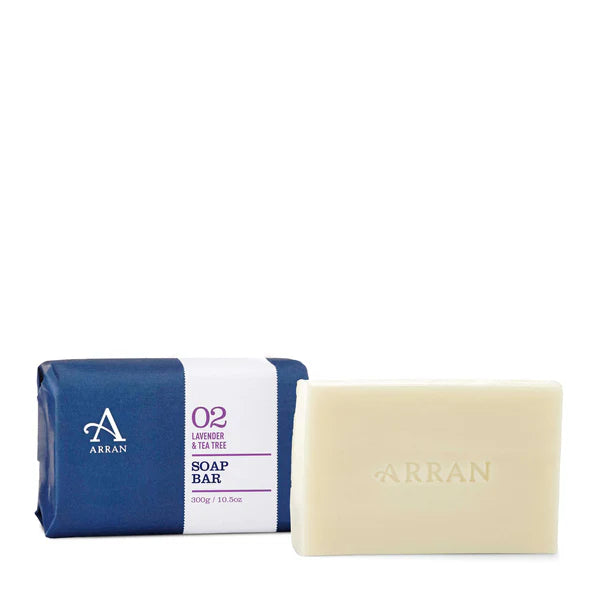 Arran Sense of Scotland Apothecary Lavender & Tea Tree Soap Bar 300 g - Kroppssåpe - JK-Shop