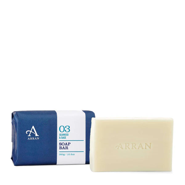 Arran Sense of Scotland Apothecary Seaweed & Sage Soap Bar 300 g - Kroppssåpe - JK-Shop
