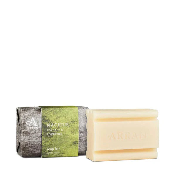 Arran Sense of Scotland Machrie Sea salt & Rockrose Soap Bar 200 g - Kroppssåpe - JK-Shop