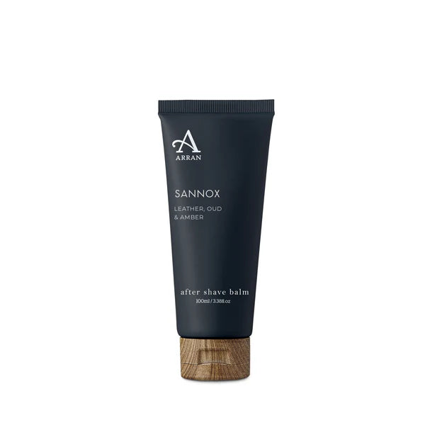 Arran Sense of Scotland Sannox Amber, Oud, Leather & Pink Pepper After Shave Balm - Etterbarberingskrem - JK-Shop