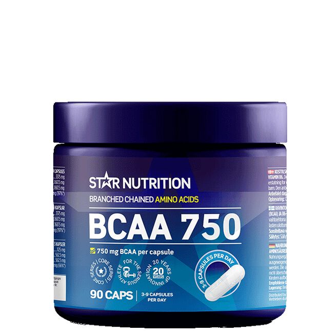 BCAA 750 Kapsler 90 stk - BCAA - JK-Shop