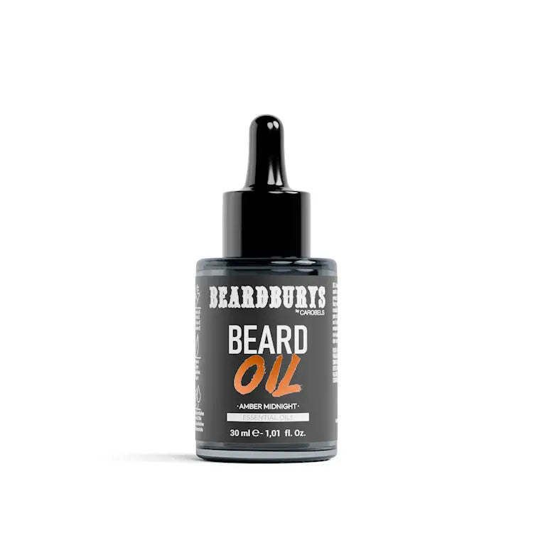 BEARDBURYS Beard Oil Amber Midnight- 30ml - Skjeggolje - JK-Shop
