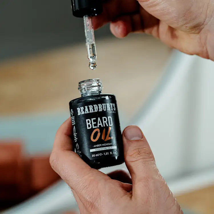 BEARDBURYS Beard Oil Amber Midnight- 30ml - Skjeggolje - JK-Shop