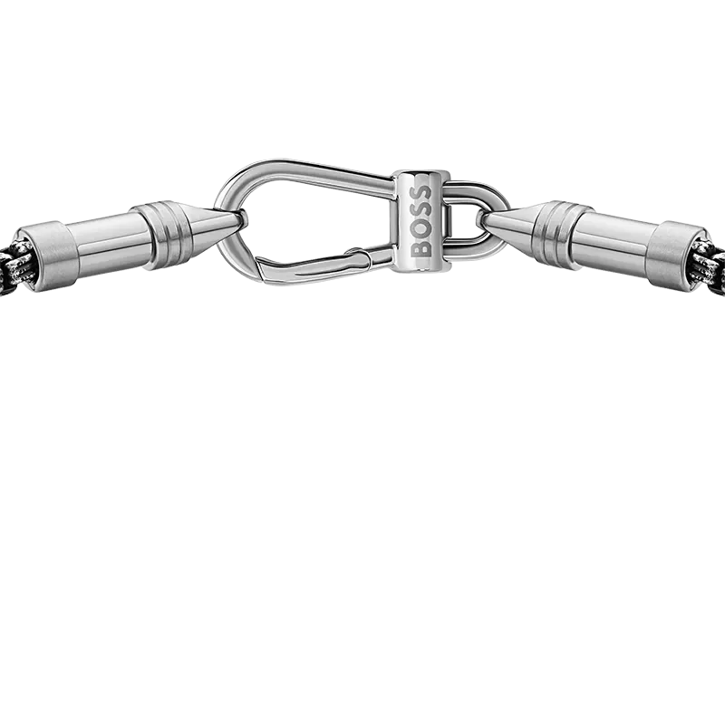 BOSS ANTIQUE FINISH ADJUSTABLE BRACELET - Armbånd - JK-Shop
