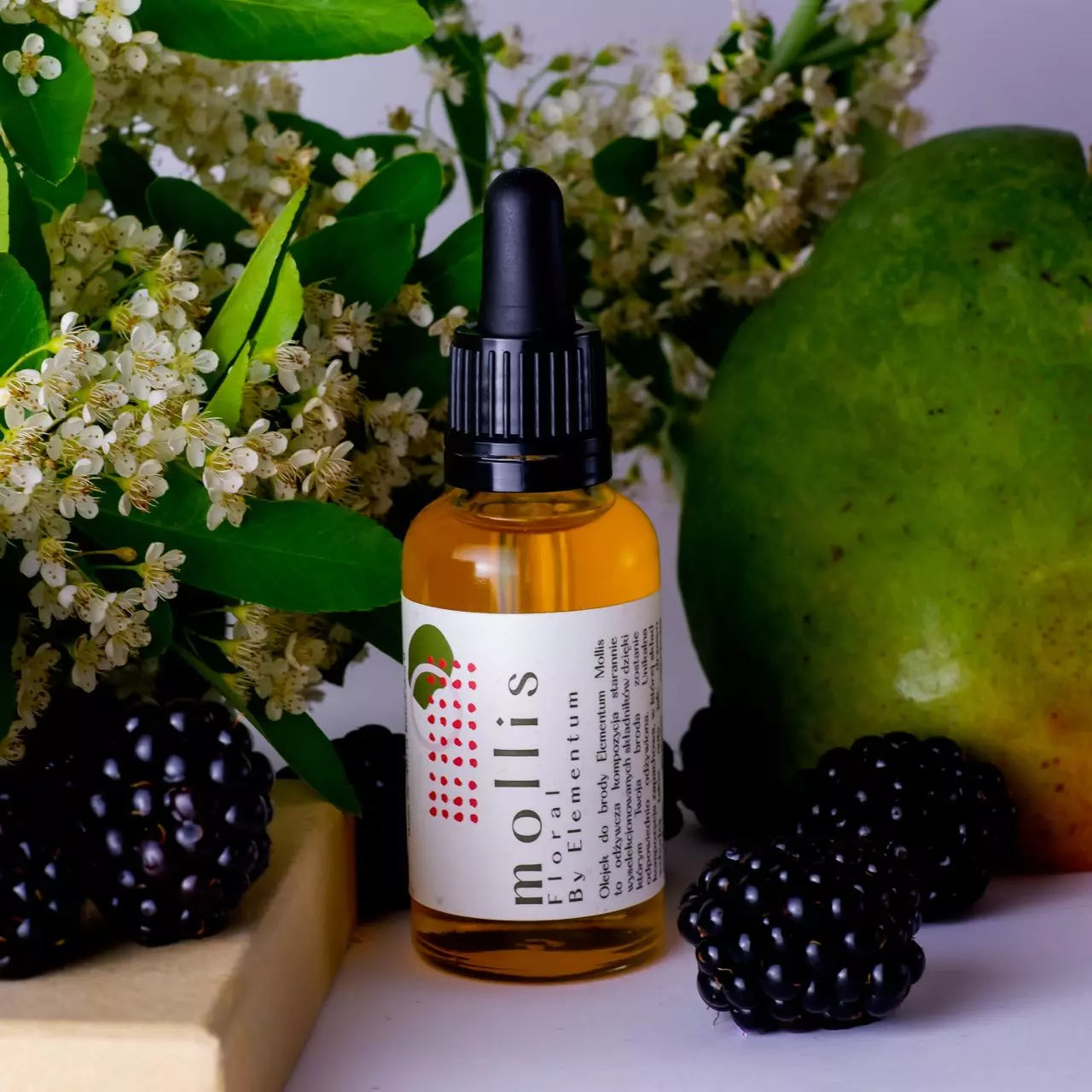 BY ELEMENTUM Mollis Floral Beard Oil 30ml - Skjeggolje - JK-Shop