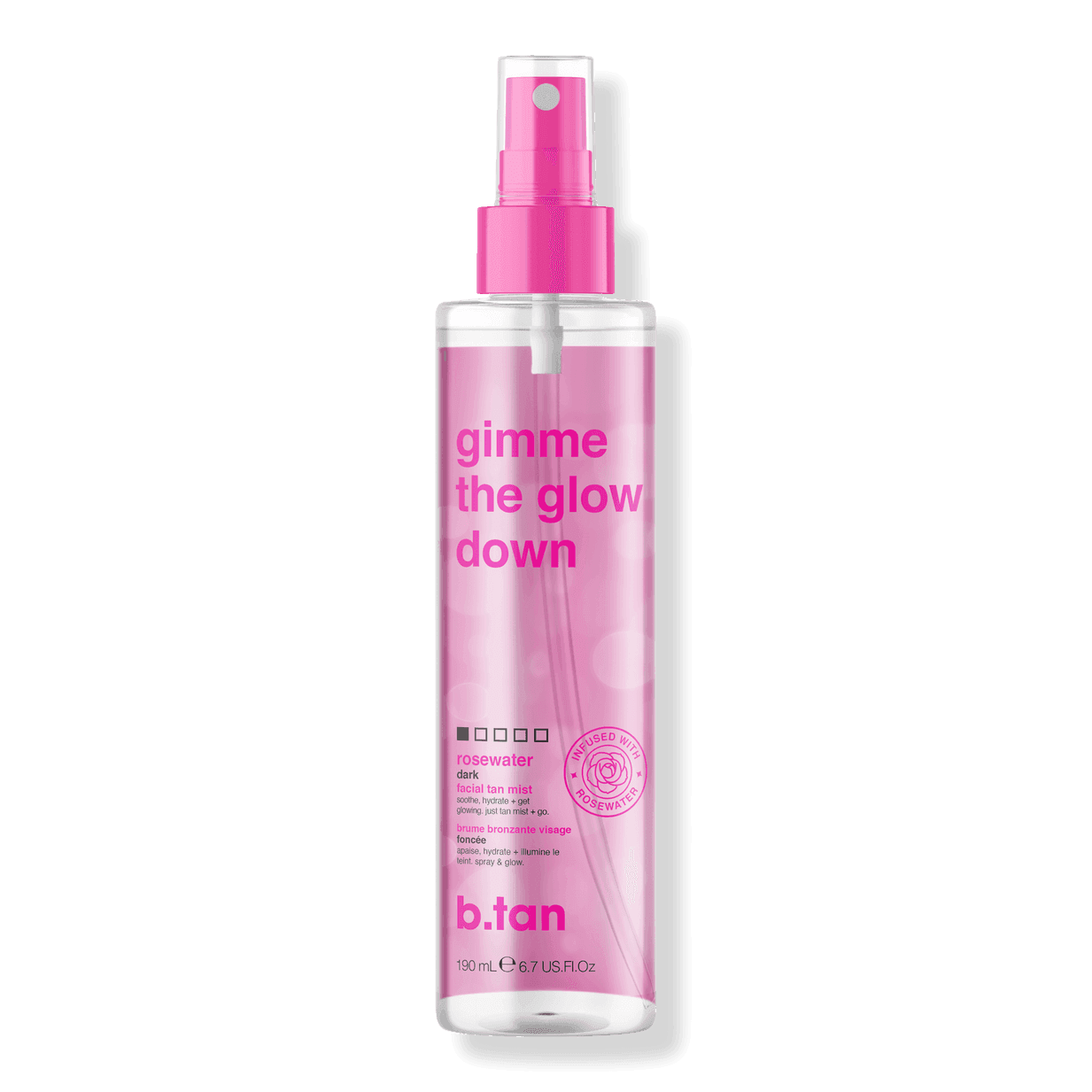 B.tan Gimme The Glow Down Facial Tan Mist-Selvbruning-JKSHOP