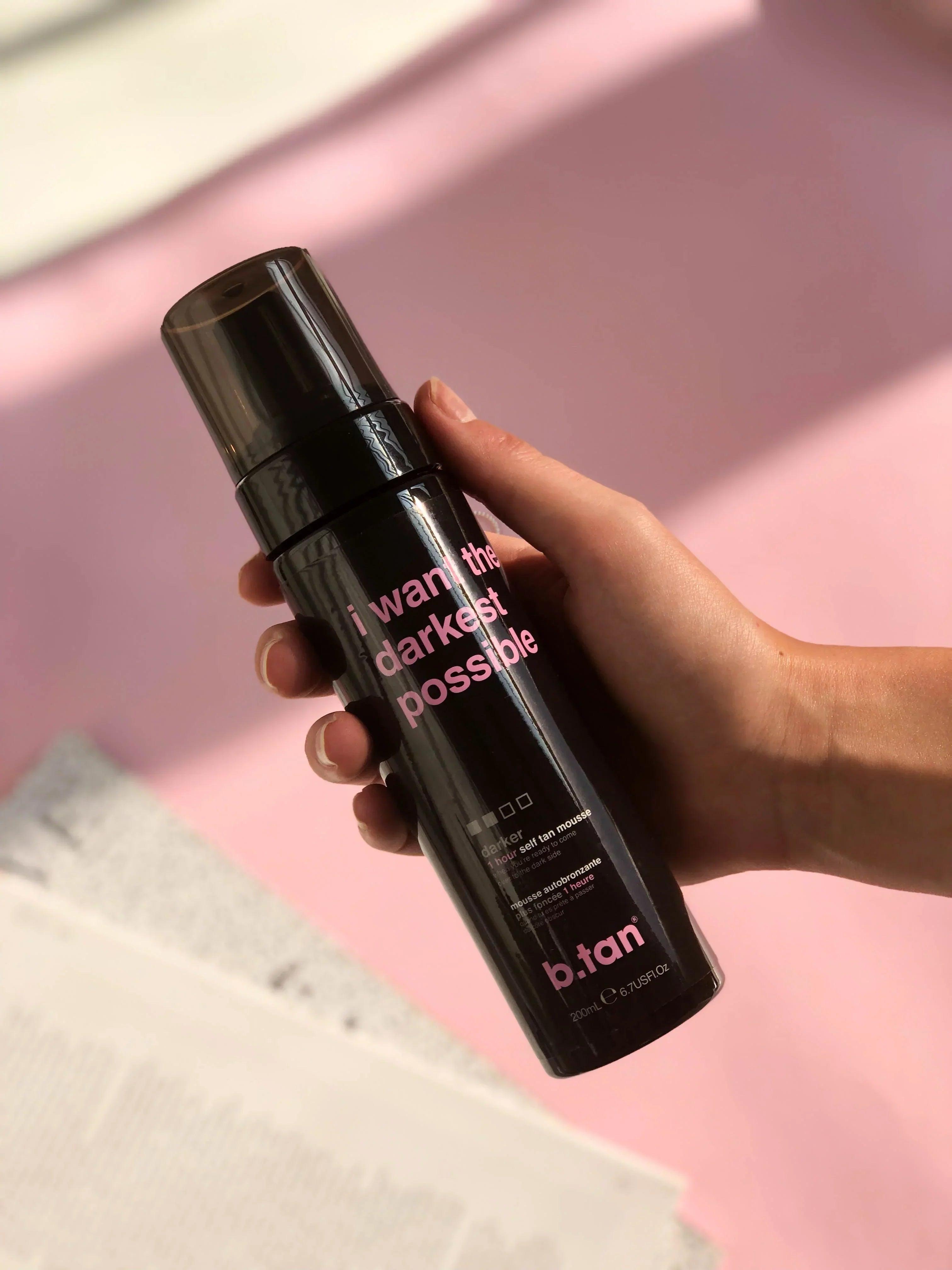 B.tan "I Want The Darkest Tan" Self Tan Mousse-Selvbruning-JKSHOP