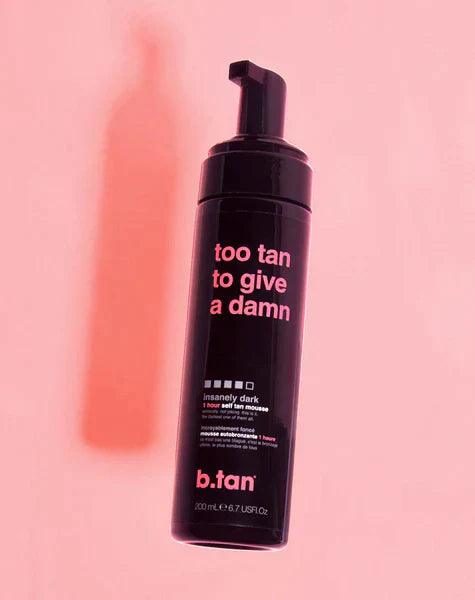 B.tan Too Tan To Give A Damn Self Tan Mousse-Selvbruning-JKSHOP