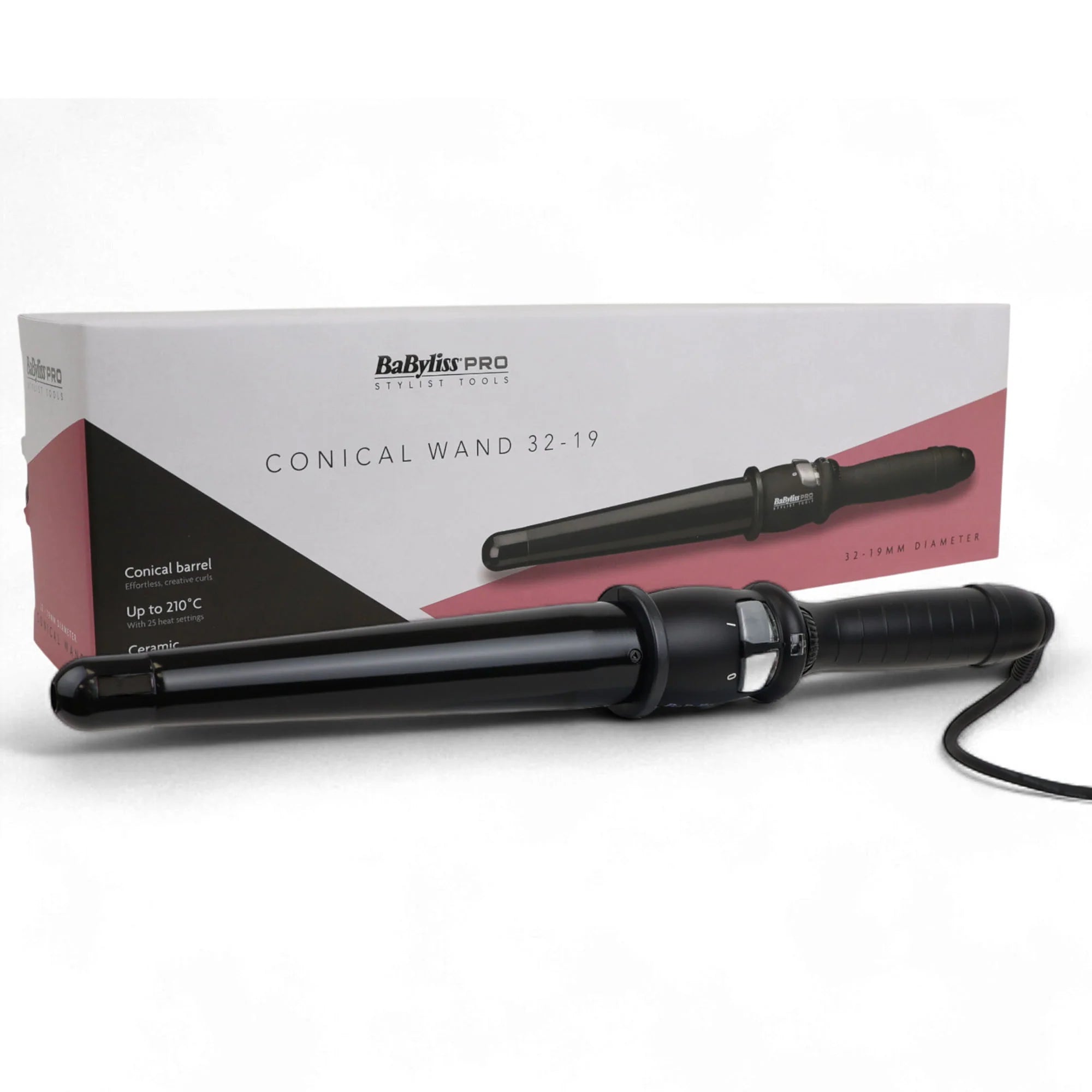 BaBylissPro High Performance Conical Wand 32-19mm - Krølltang - JK-Shop