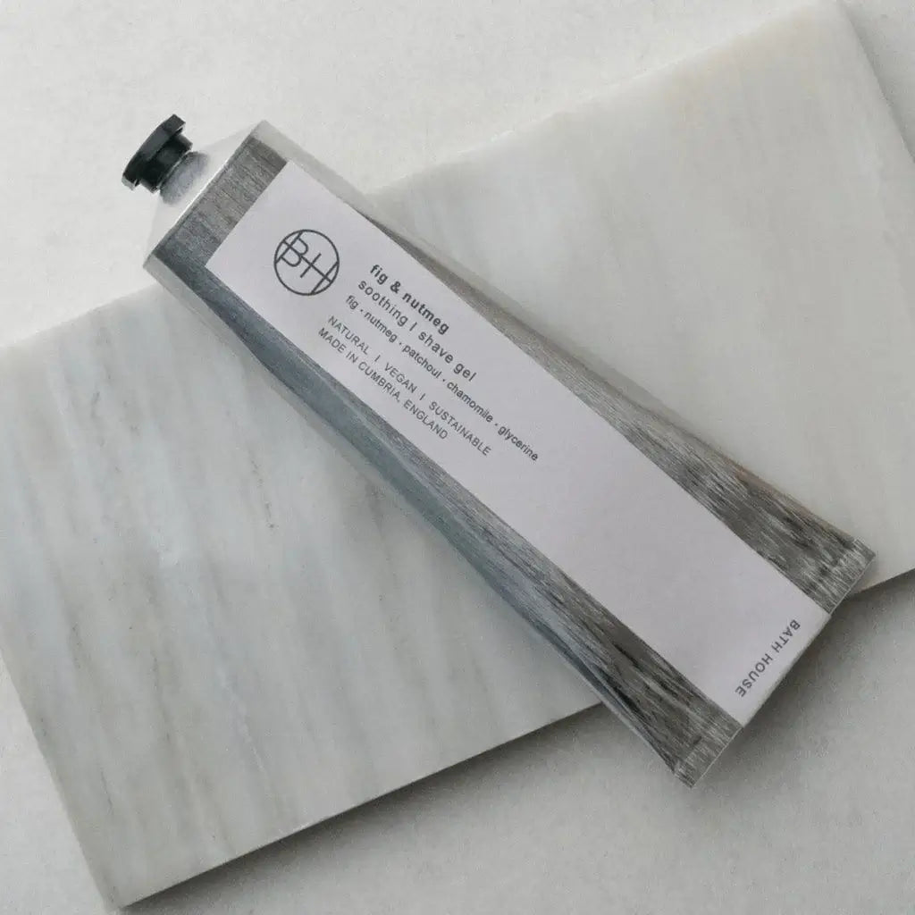 Bath House, Fig & Nutmeg Shaving Gel-Barberkrem-JKSHOP