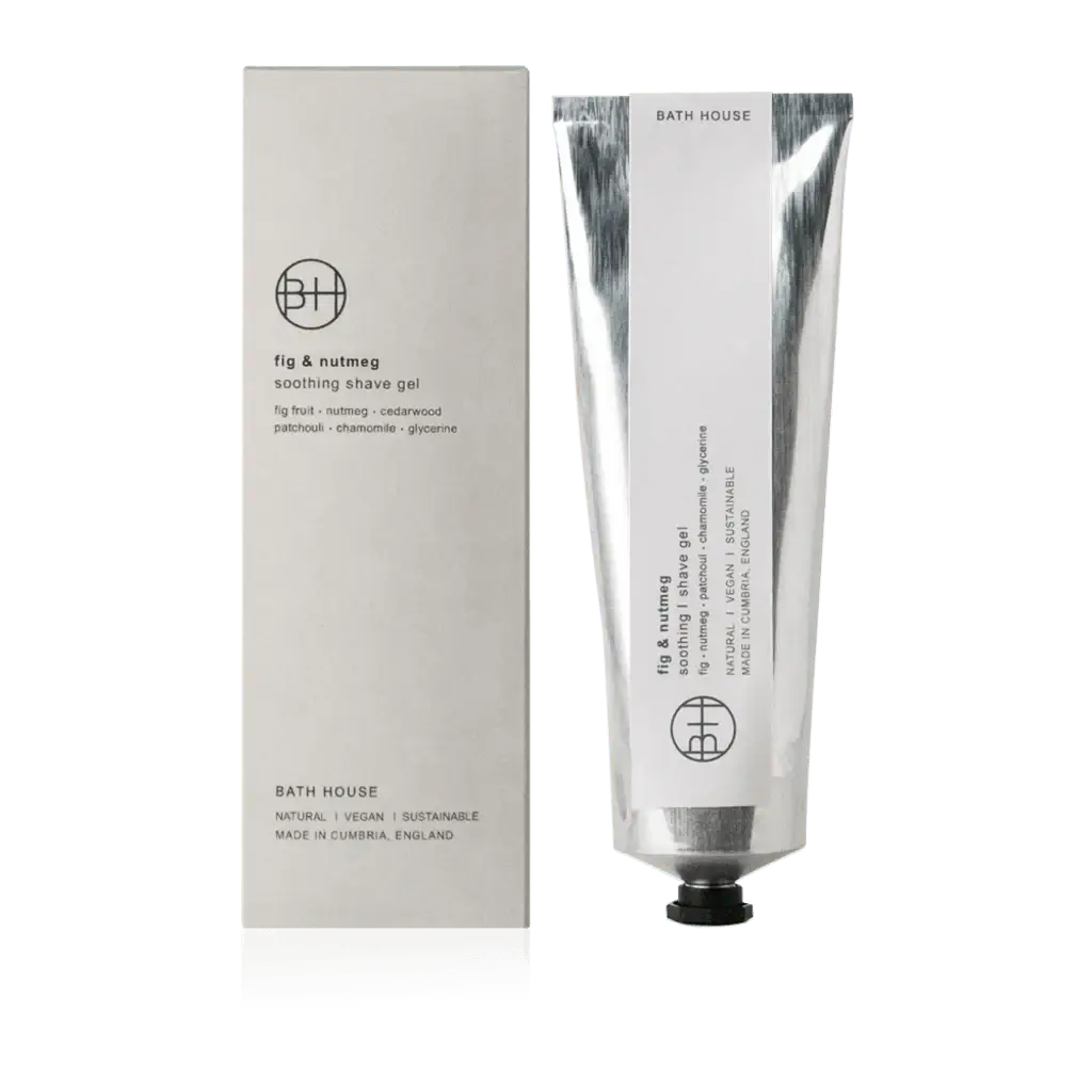 Bath House, Fig & Nutmeg Shaving Gel-Barberkrem-JKSHOP