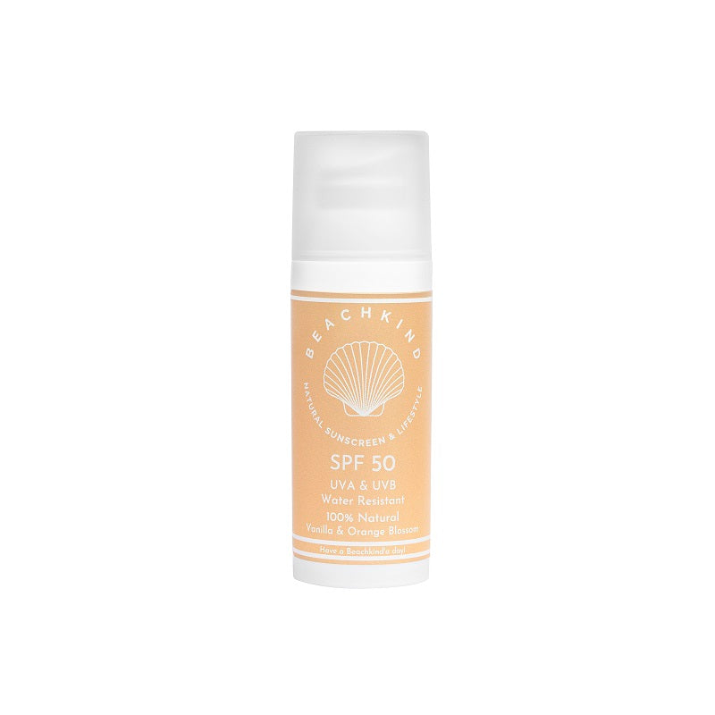 Beachkind Natural Sunscreen SPF 50 - 50ml - Solkrem - JK-Shop