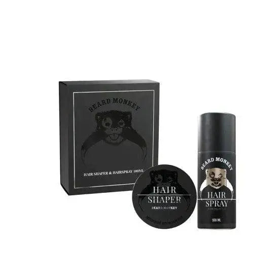 Beard Monkey Gift Set Hair Shaper & Hairspray-Hårstylingsett-JKSHOP