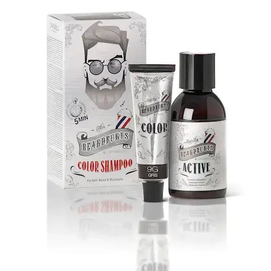 Beardburys Beard & Moustache Color- 9G Grey-Skjeggfarge-JKSHOP