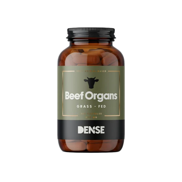 Beef Organs - Gressforet organtilskudd - 180 kapsler - Vitaminer & kosttilskudd - JK-Shop