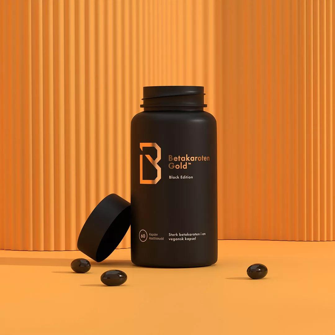 Betakaroten Gold Black Edition-Vitaminer og kosttilskudd-JKSHOP