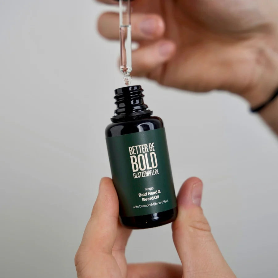 Better Be Bold Magic Bald Head & Beard Oil - Diamond Shine Effect - Ansiktsolje - JK-Shop