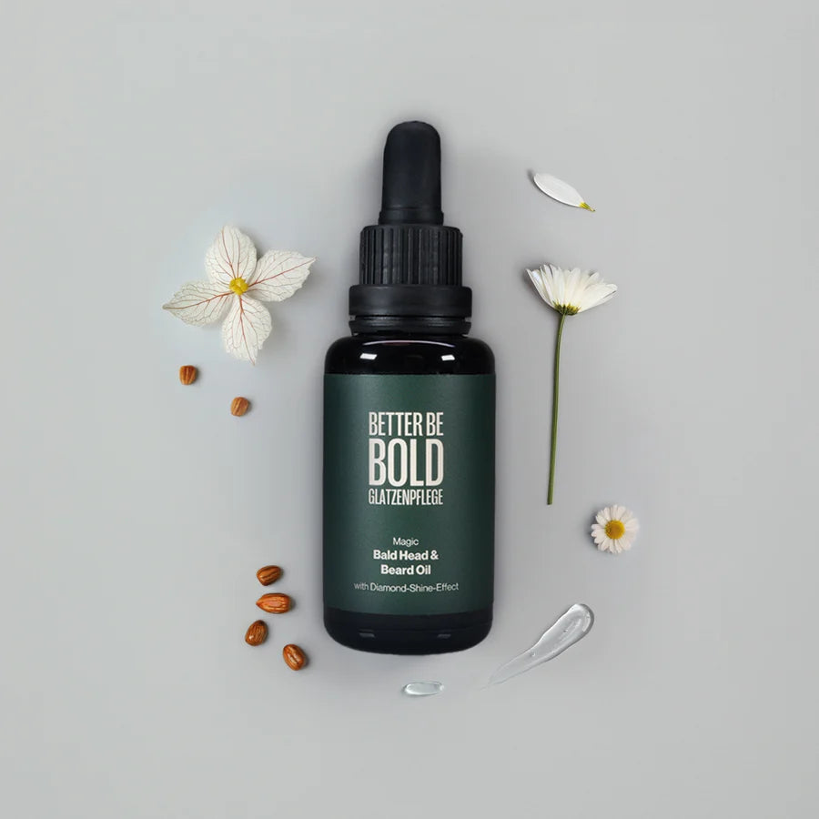 Better Be Bold Magic Bald Head & Beard Oil - Diamond Shine Effect - Ansiktsolje - JK-Shop
