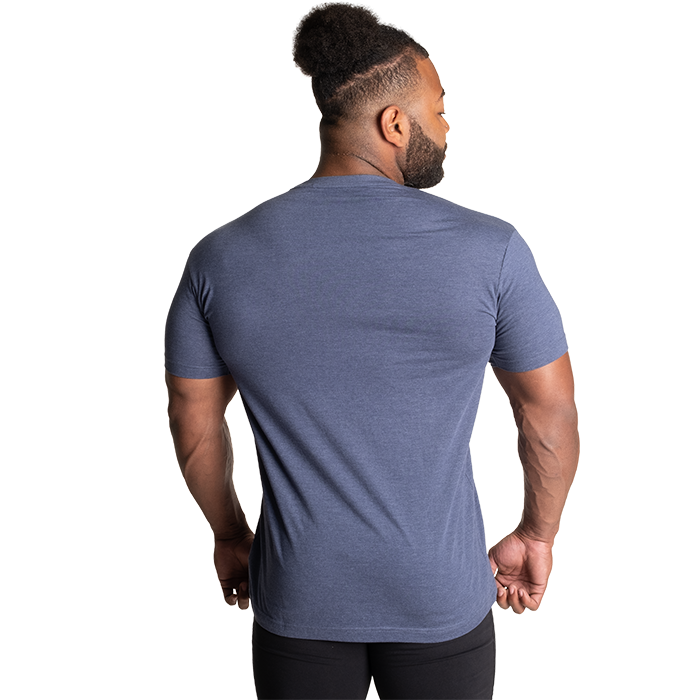 Better Bodies Recruit Tee, Sky Blue Melange - T-skjorter - JK-Shop
