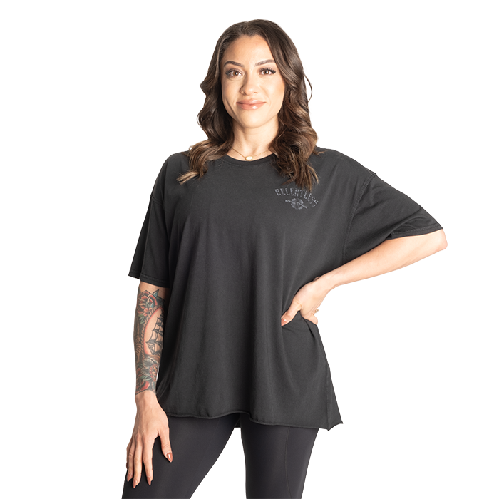 Better Bodies Relentless T-skjorte, Washed Black, S - - JK-Shop