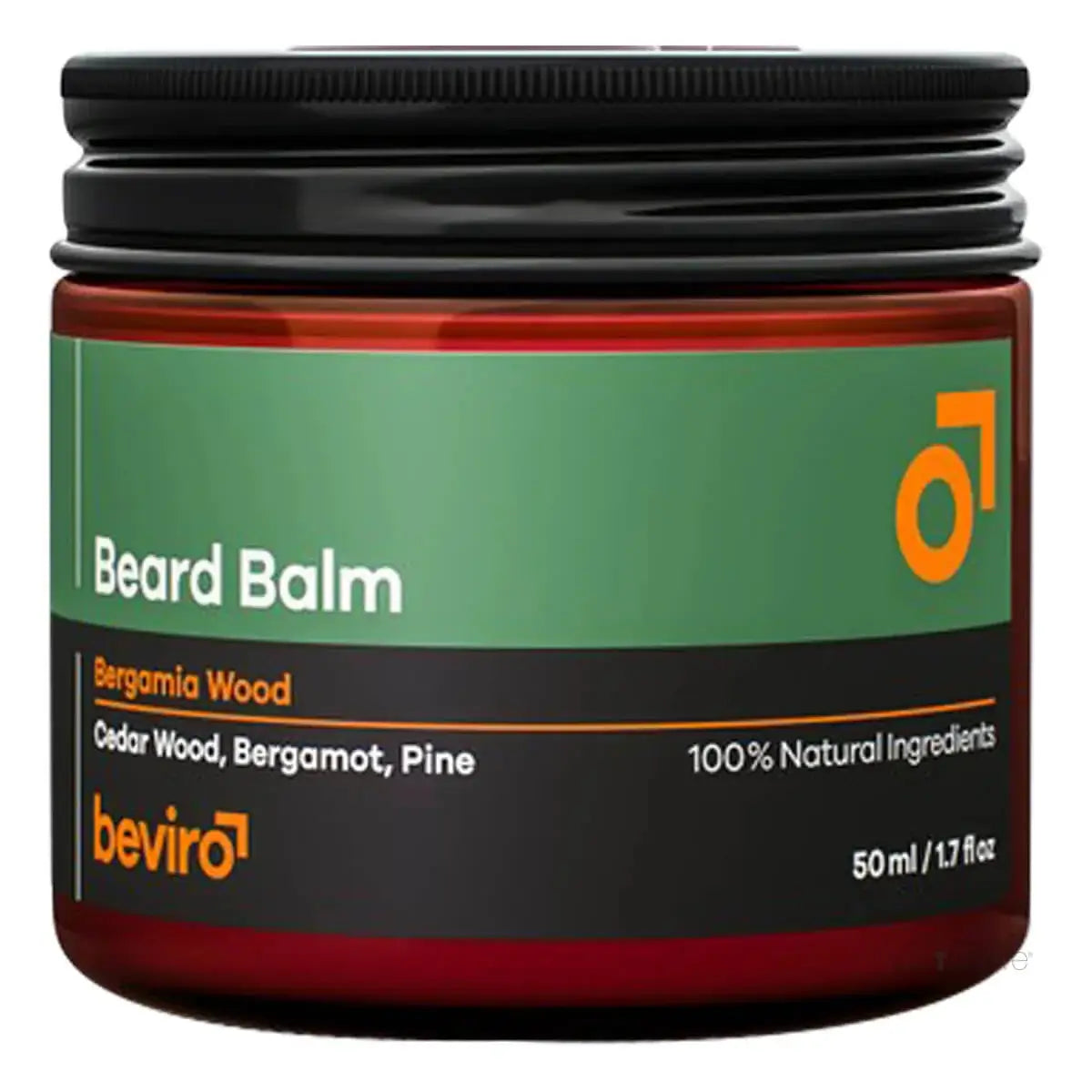Beviro, Beard Balm- Bergamia Wood-Skjeggbalm-JKSHOP