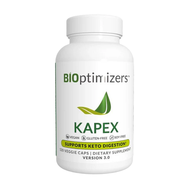 BiOptimizers - kApex® - Enzymer for keto (120 kapsler)