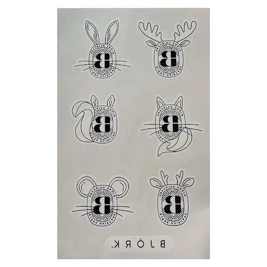 Bjørk Vaxa Tattoo Stickers - Annet - JK-Shop