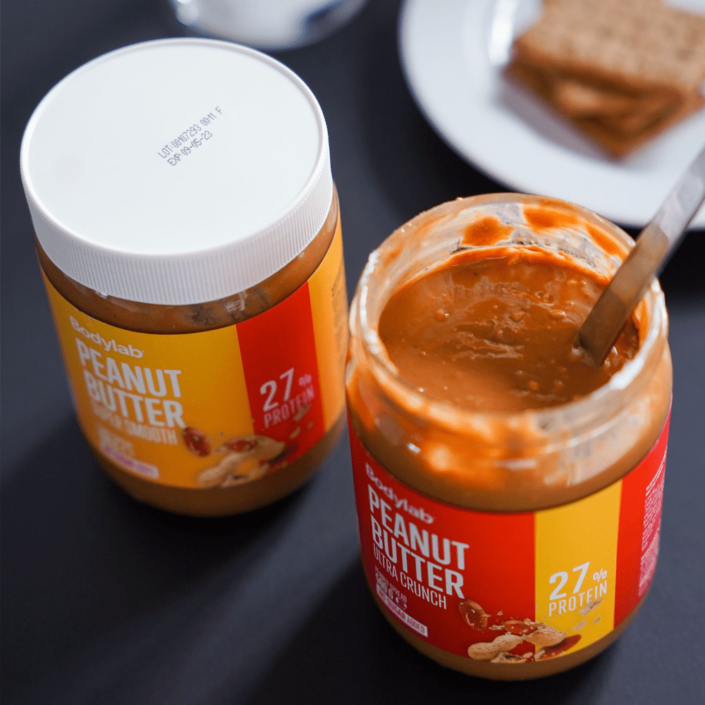 Bodylab Peanut Butter, 6x500g, Ultra Crunch - - JK-Shop