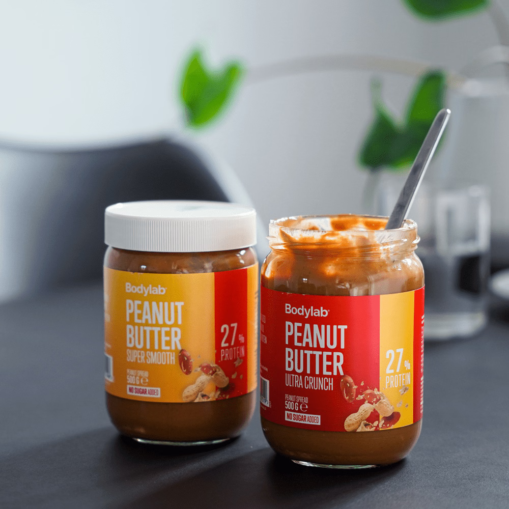 Bodylab Peanut Butter, 6x500g, Ultra Crunch - - JK-Shop